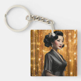 Retro Glam Girls (Keiko) Schlüsselanhänger