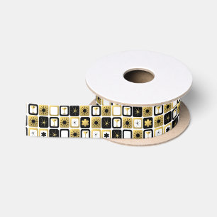 Retro Glamorous Gold Satin Ribbon Satinband