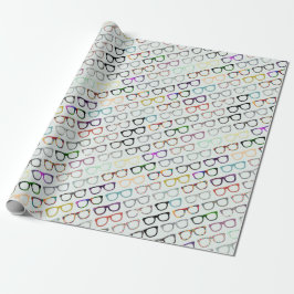 Retro Glas-Hipster-Verpackungs-Papier Geschenkpapier