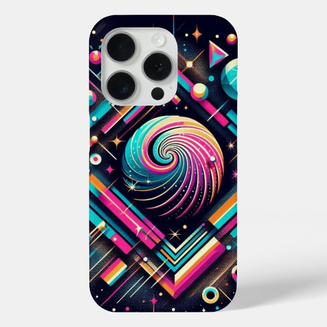 Retro Glitzer dots iPhone-Gehäuse Case-Mate iPhone Hülle (Rückseite)