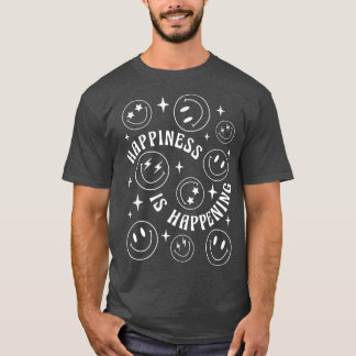 Retro-Glück ist Ereignis psychische Gesundheit Ins T-Shirt