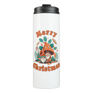 Retro-Gnom-Weihnachten Thermosbecher