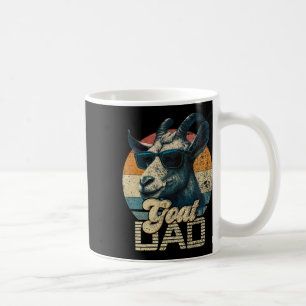 Retro Goat Vater Best Goat Daddy Funny Vathday Kaffeetasse