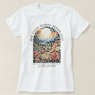Retro God verwandelt gebrochene Stücke in Meisterw T-Shirt