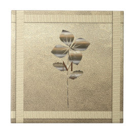 Retro Gold Holiday Vibe Fliese