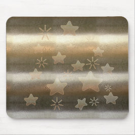 Retro Gold Holiday Vibe Mousepad