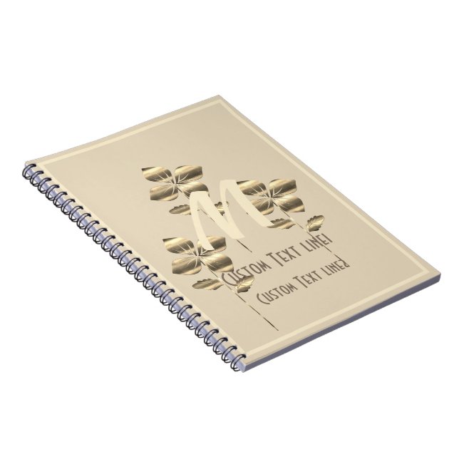 Retro Gold Holiday Vibe Notizblock (Rechte Seite)