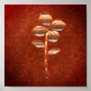 Retro Gold Holiday Vibe Poster