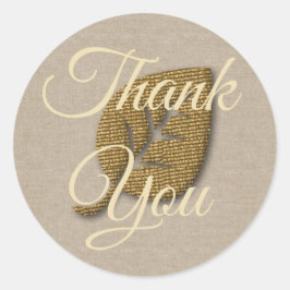 Retro Gold Holiday Vibe Runder Aufkleber