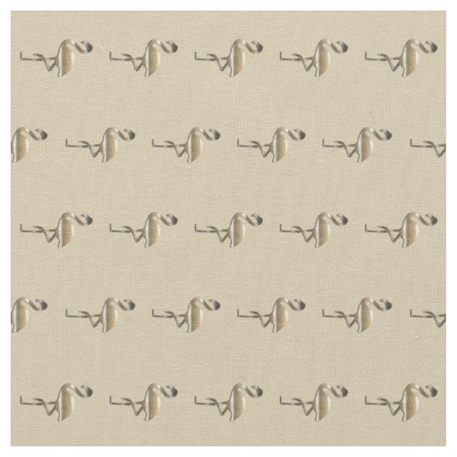 Retro Gold Holiday Vibe Stoff (Nahaufnahme)