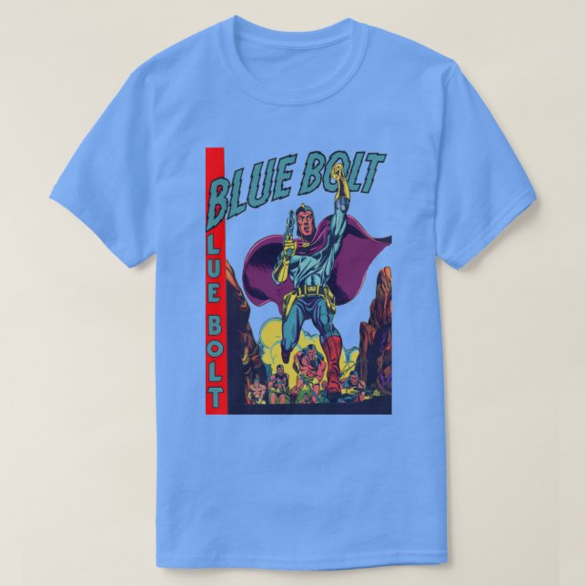 Retro Golden Age Sci-Fi Superhero T-Shirt (Design vorne)