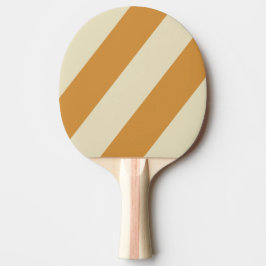 Retro Golden Horizon Drei fette Streifen Tischtennis Schläger