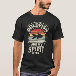 Retro Goldfish sind mein Geist Tierfisch T-Shirt