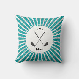 Retro Golf Club Sunbury Star Grunge Personalisiert Kissen