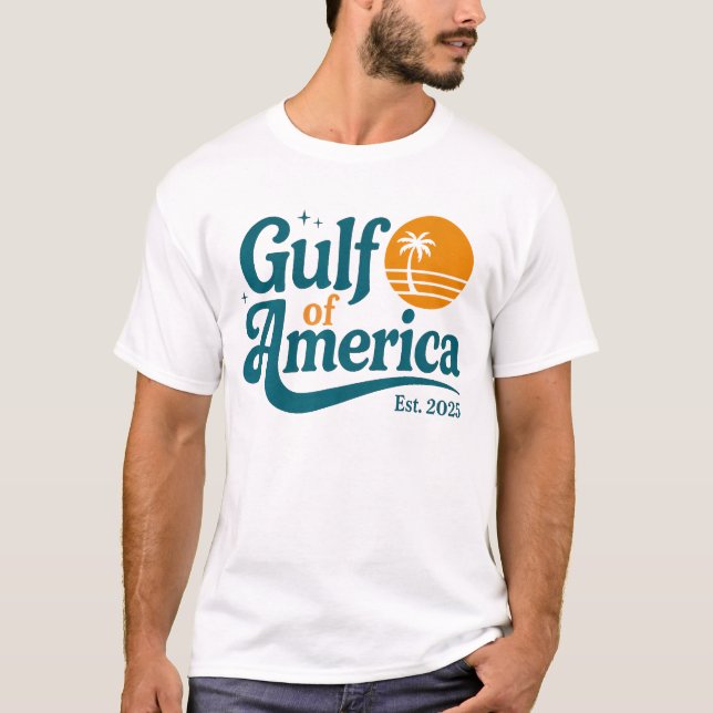 Retro Golf of America Est 2025 Saison Sommer T-Shirt (Vorderseite)