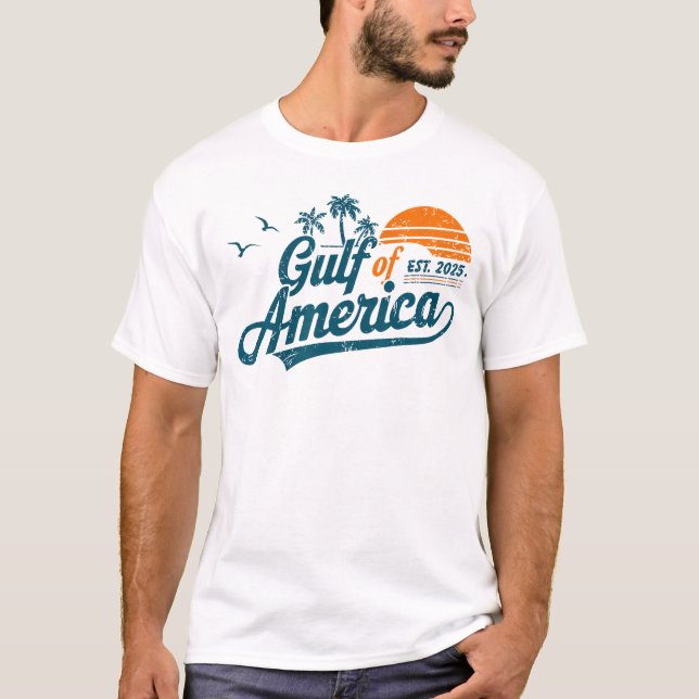 Retro-Golf von Amerika nach dem Shirt von 2025 (Vorderseite)