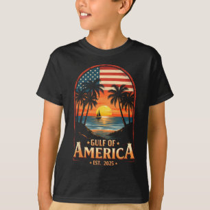 Retro Golf von Amerika Ostküste 2025 Flaggenküste T-Shirt