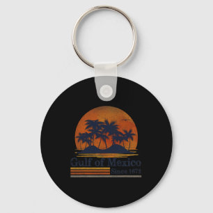 Retro Golf von Mexiko 1672 Beach Palms Summer Vaca Schlüsselanhänger