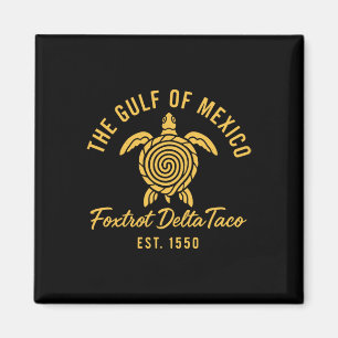 Retro Golf von Mexiko Est 1550 Foxtrot Delta Taco Magnet