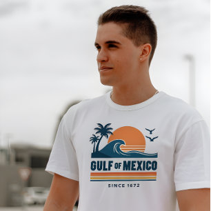 Retro Golf von Mexiko seit 1672 White T-Shirt