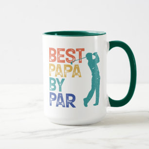 Retro Golfer - Bester Papa nach Par Tasse