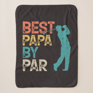 Retro Golfer - Bestes Papa per Par Sherpadecke