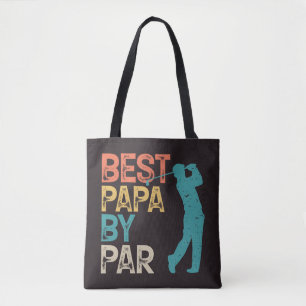 Retro Golfer - Bestes Papa per Par Tasche