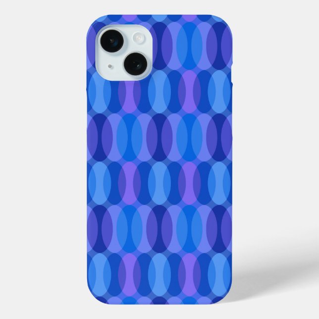Retro Good Vibes Geometric Pattern Case-Mate iPhone Hülle (Rückseite)