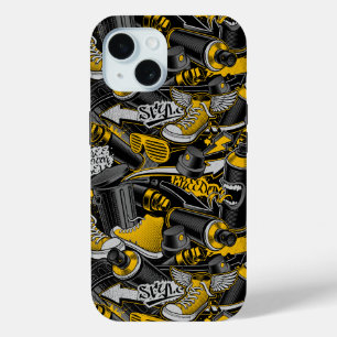 Retro Graffiti Urban Street Pattern Case-Mate iPhone Hülle