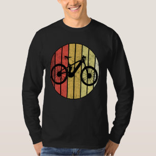 Retro-Grafik-E-Bike-Mountainbiking-Fahrrad E-Bike T-Shirt
