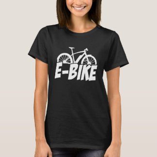 Retro-Grafik-E-Bike-Mountainbiking-Fahrrad E-Bike T-Shirt
