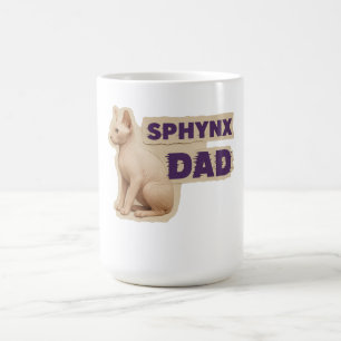 Retro-Grafik für Besitzer einer haarlosen Sphynx-K Kaffeetasse