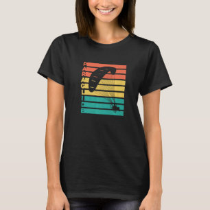 Retro-Grafik-Paragliding-Paragleiter-Fallschirm Hi T-Shirt