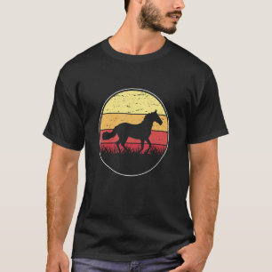 Retro-Grafik Pferdeliebhaber Reitsport Reiter Pfer T-Shirt