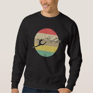 Retro Grafik Turner Turnen Akrobat Akrobatik Sweatshirt