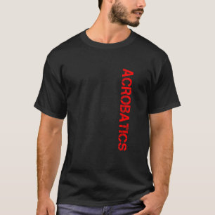 Retro-Grafik-Turnerin Turnen Akrobat Akrobatik T-Shirt