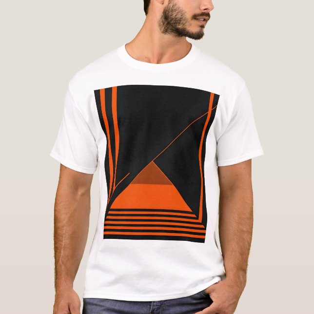 Retro-Grafikdesign T-Shirt (Vorderseite)
