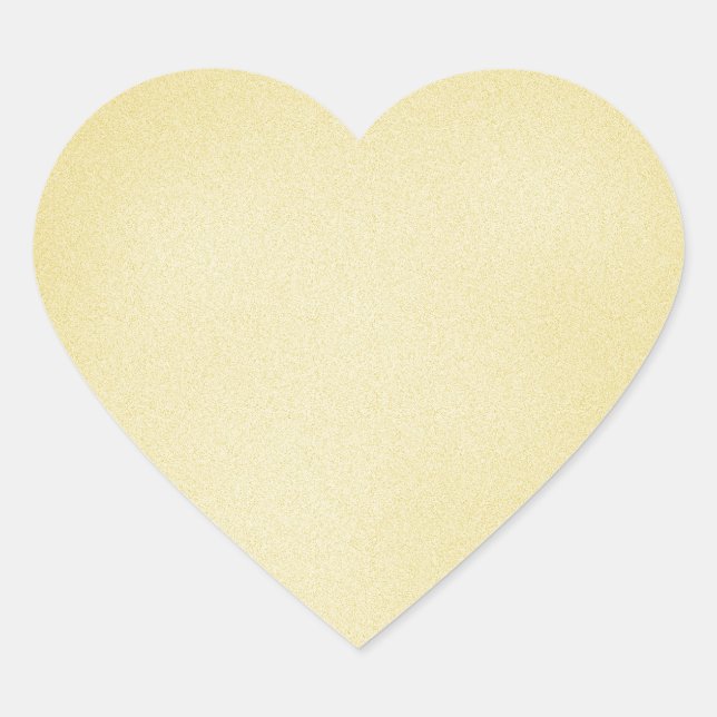 Retro Grainy Beige Hintergrund Herz-Aufkleber (Vorderseite)