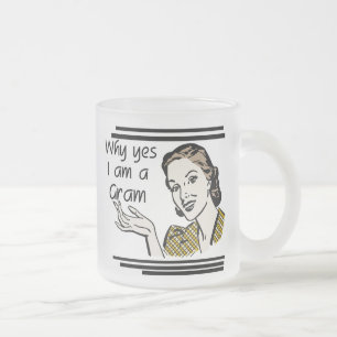 Retro Gramm-T-Shirts und Geschenke Mattglastasse