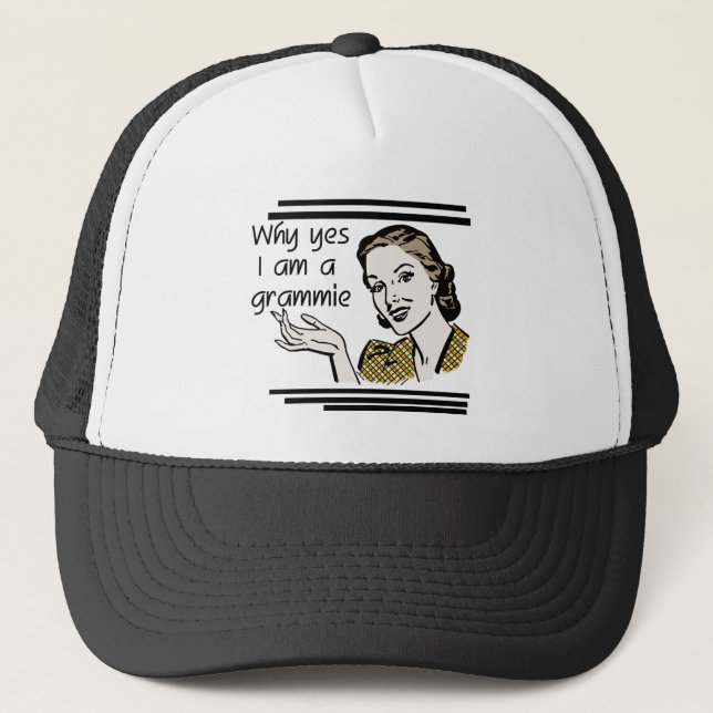 Retro Grammie T - Shirts und Geschenke Truckerkappe (Vorderseite)