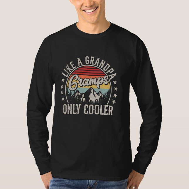 Retro-Grampen wie ein Opa nur Cooler Geschenke Vat T-Shirt (Vorderseite)