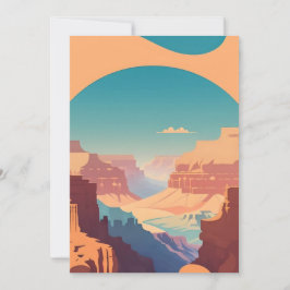 Retro - Grand Canyon Einladung