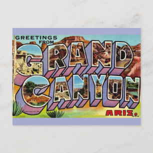 Retro Grand Canyon Postkarte