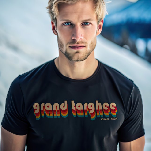 Retro Grand Targhee Mountain Ski T-Shirt (Von Creator hochgeladen)