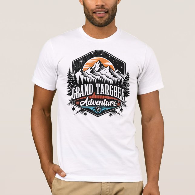 Retro Grand Targhee Ski T-Shirt (Vorderseite)