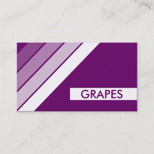Retro GRAPES Visitenkarte