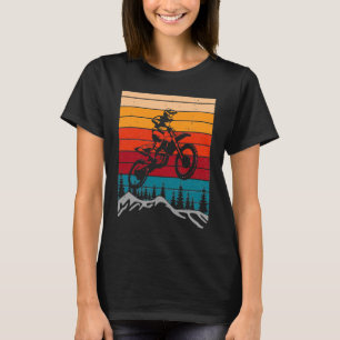 Retro Graphic Dirt Biker Motorrad Enduro Motocro T-Shirt