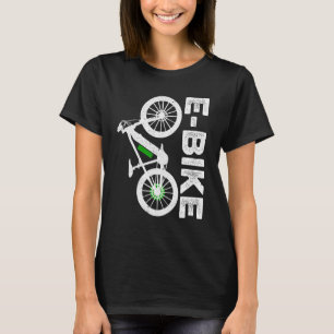 Retro Graphic E-Bike Mountainbike Bicycle E-Bike T-Shirt