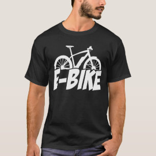 Retro Graphic E-Bike Mountainbike Bicycle E-Bike T-Shirt
