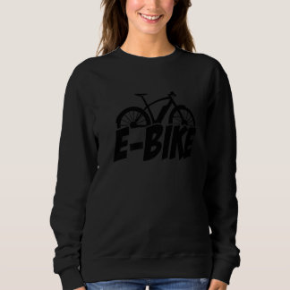 Retro Graphic E-Bike Mountainbiking Bicycle E-Bike Sweatshirt